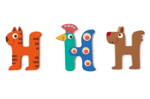 deurletter-naamletters-dieren-H