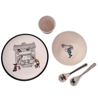 pippi langkous ontbijtset melamine
