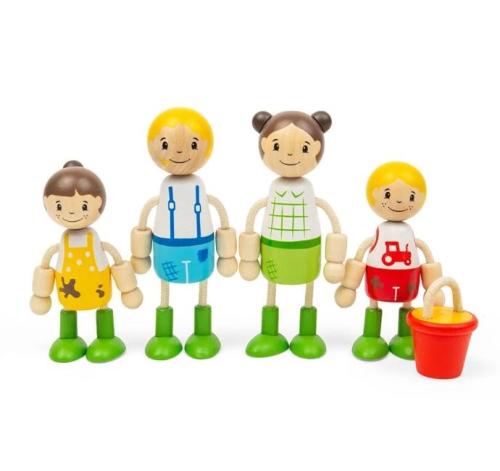 poppenhuis poppetjes Buigpoppetjes Familie de Boer
